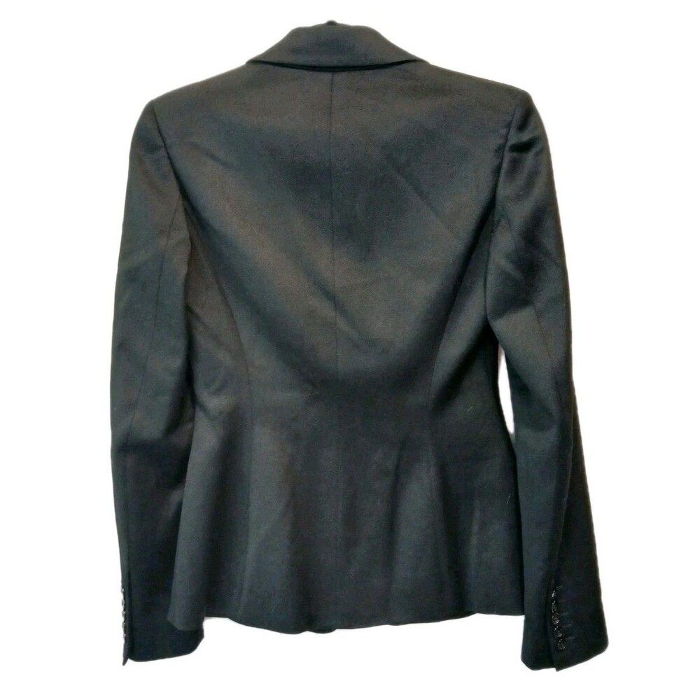 Joseph Black Wool Blazer Women's Size 40 FR (US 8) Tailored Career Jacket - Picture 8 of 16